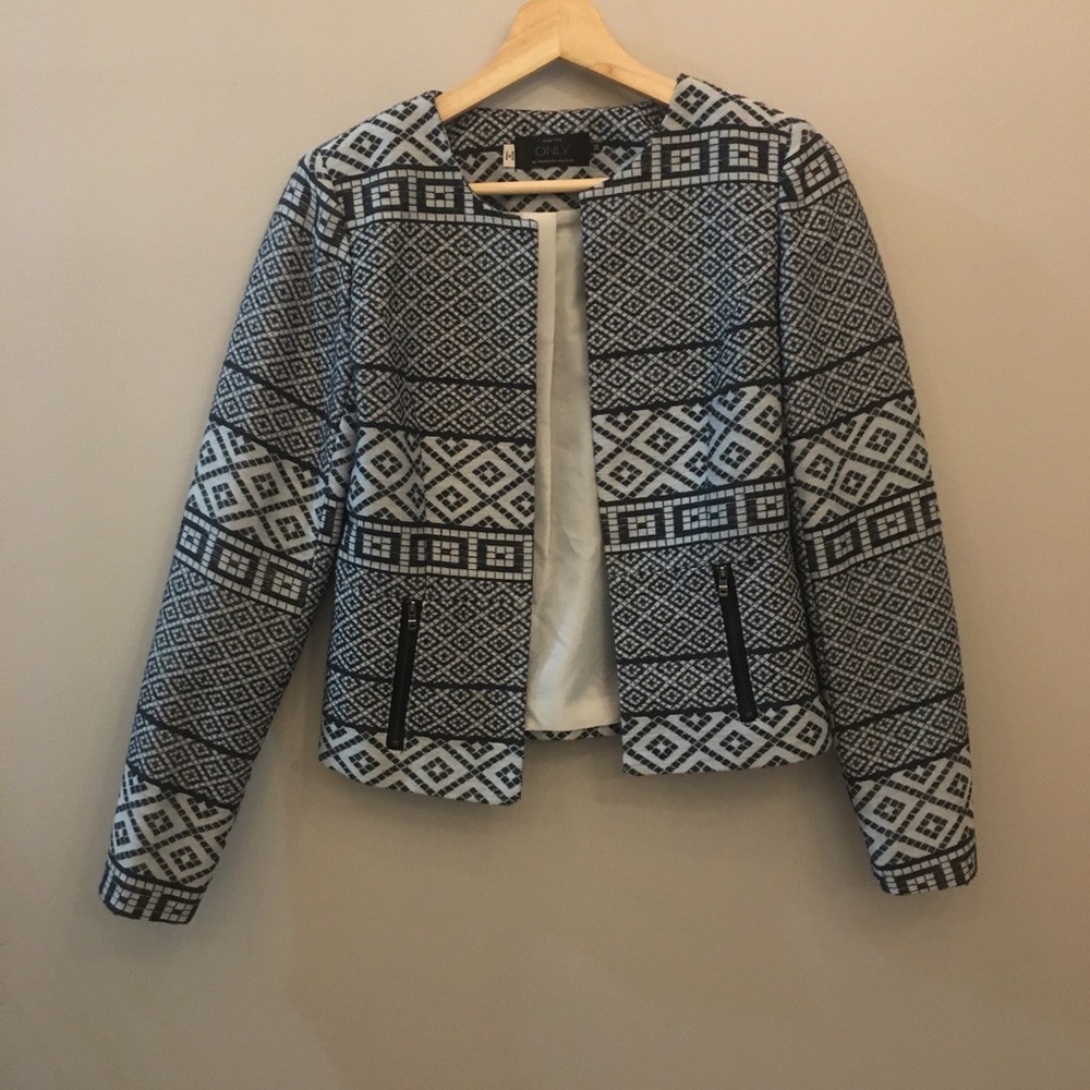 Gray detailed jacket
